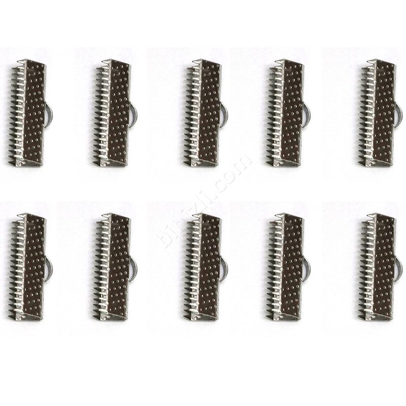 Timsah Kapama ( 10 Adet ) 2 Cm Gümüş Renk